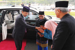 270612 BERANGKAT KE MAJLIS PERASMIAN KONFERENSI ANTARABANGSA ISLAM BORNEO