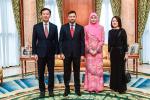 150723_MAJLIS MENERIMA MENGADAP KEHADAPAN MAJLIS DYTM DPMM DAN YTM PAIPA SARAH BAGI HE ONG YE KUNG_MENTERI KESIHATAN SINGAPURA