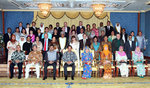 091012 KDYMM DAN KDYMM RAJA ISTERI BERANGKAT  KE MAJLIS DIPLOMATIC COOPERATION TO HOST RECEPTION SALUTE DEAR MAJESTY