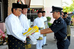 120212 MAJLIS MENAIKKAN BENDERA DAN PENYERAHAN BENDERA BAGI DAERAH BRUNEI DAN MUARA