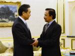 KEBAWAH DYMM MENERIMA MENGADAP TYT MR. WANG YI MENTERI HAL EHWAL LUAR REPUBLI OF CHINA