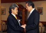 040513 DYTM DPPW MENERIMA PERJUMPAAN DAN MAKAN TENGAHHARI BERSAMA YTM WANG YI  MENTERI HAL EHWAL LUAR NEGERI REPUBLIK CHINA