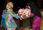 YTM PADUKA SERI PAP MASNA BERKENAN BERANGKAT KE MAJLIS SANTAP SEMPENA SAMBUTAN ULANG TAHUN 40 TAHUN PENUBUHAN POLIS WANITA